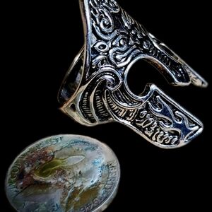 Source Unknown Silver Viking Ring
